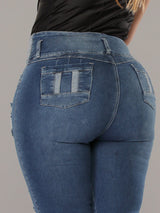 Sunrise Butt Lift Jean Capri 14175