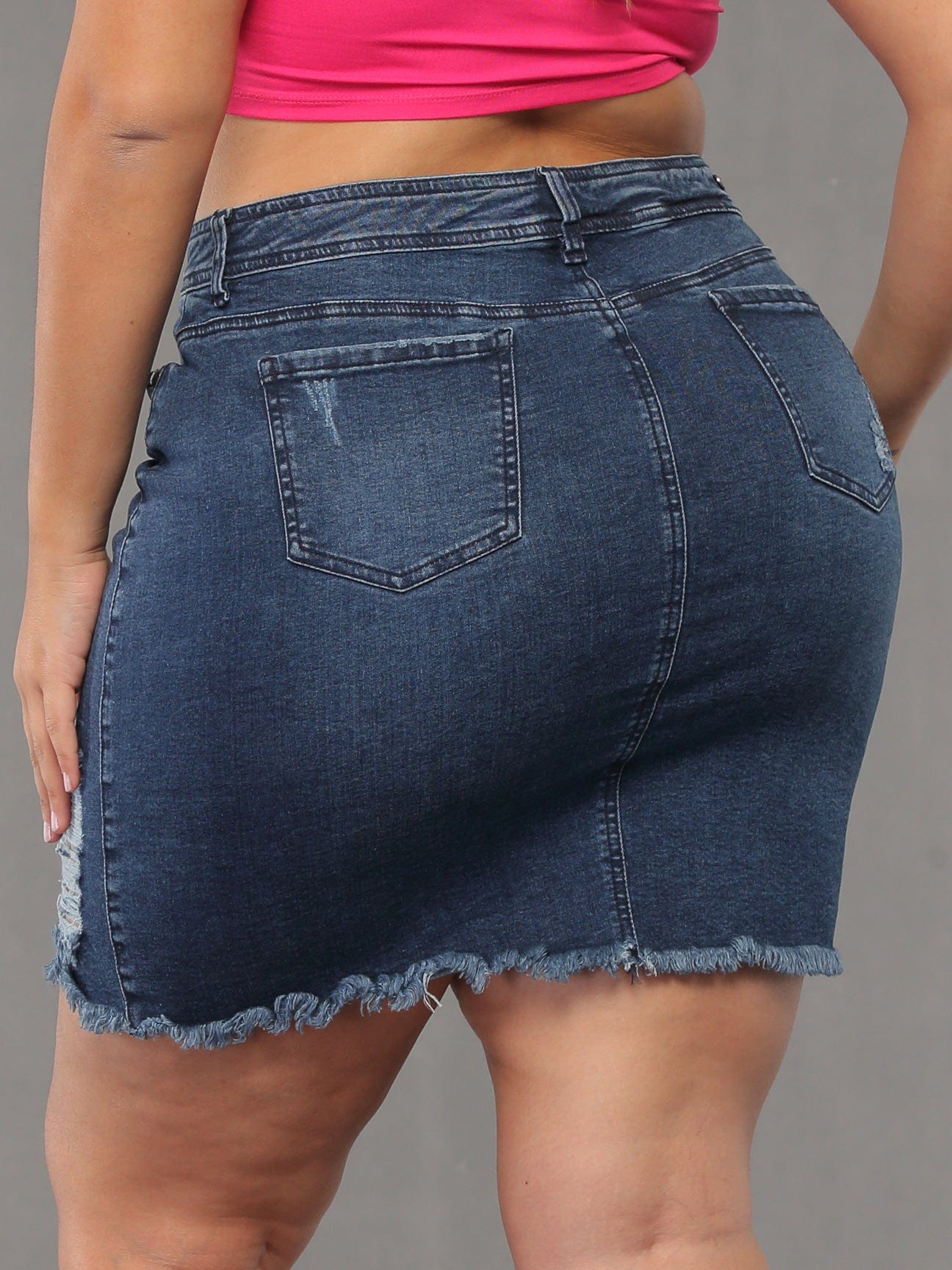 Isabella Butt Lift Jean Skirt 14185