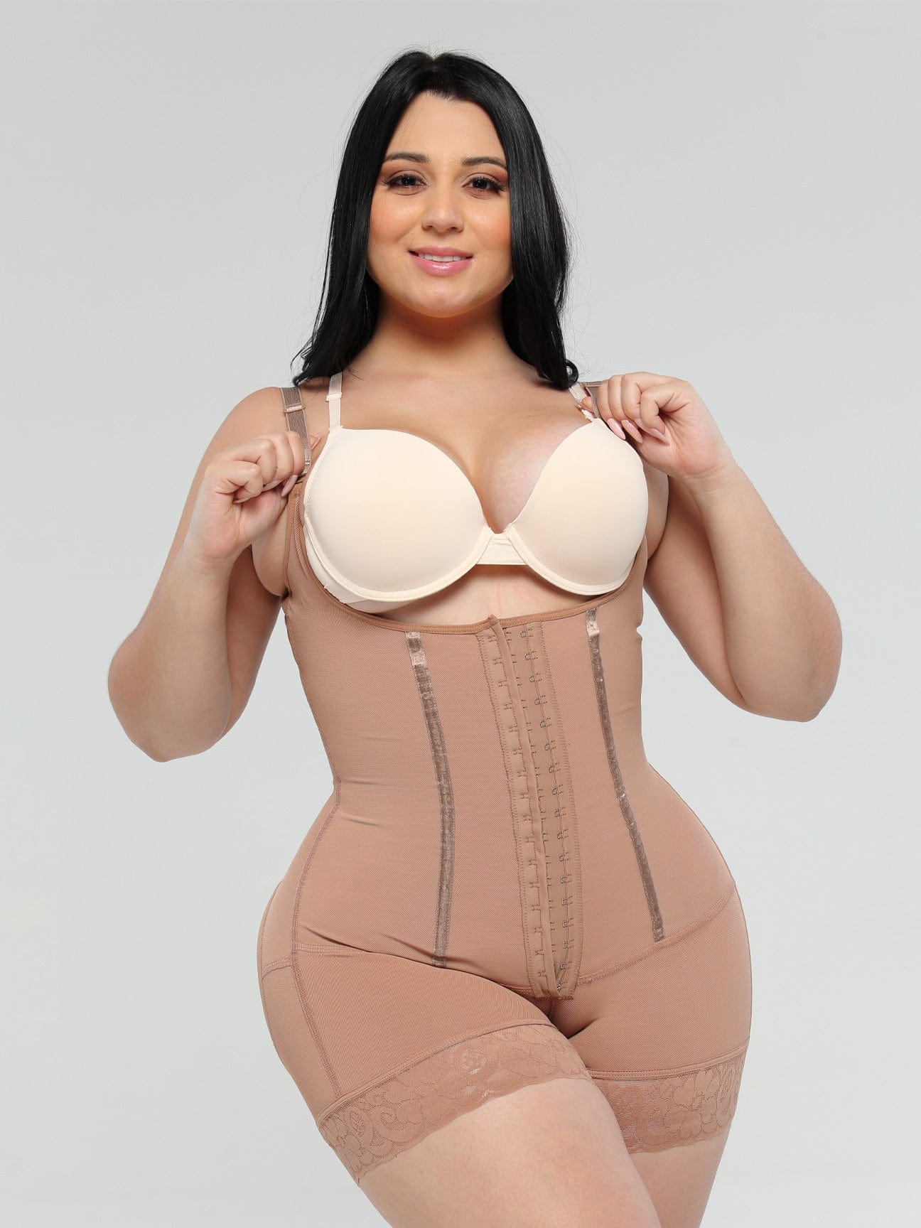 High Compression slimming corset containment sheath original colombian corset  Invisible straps BBL Post Op Surgery