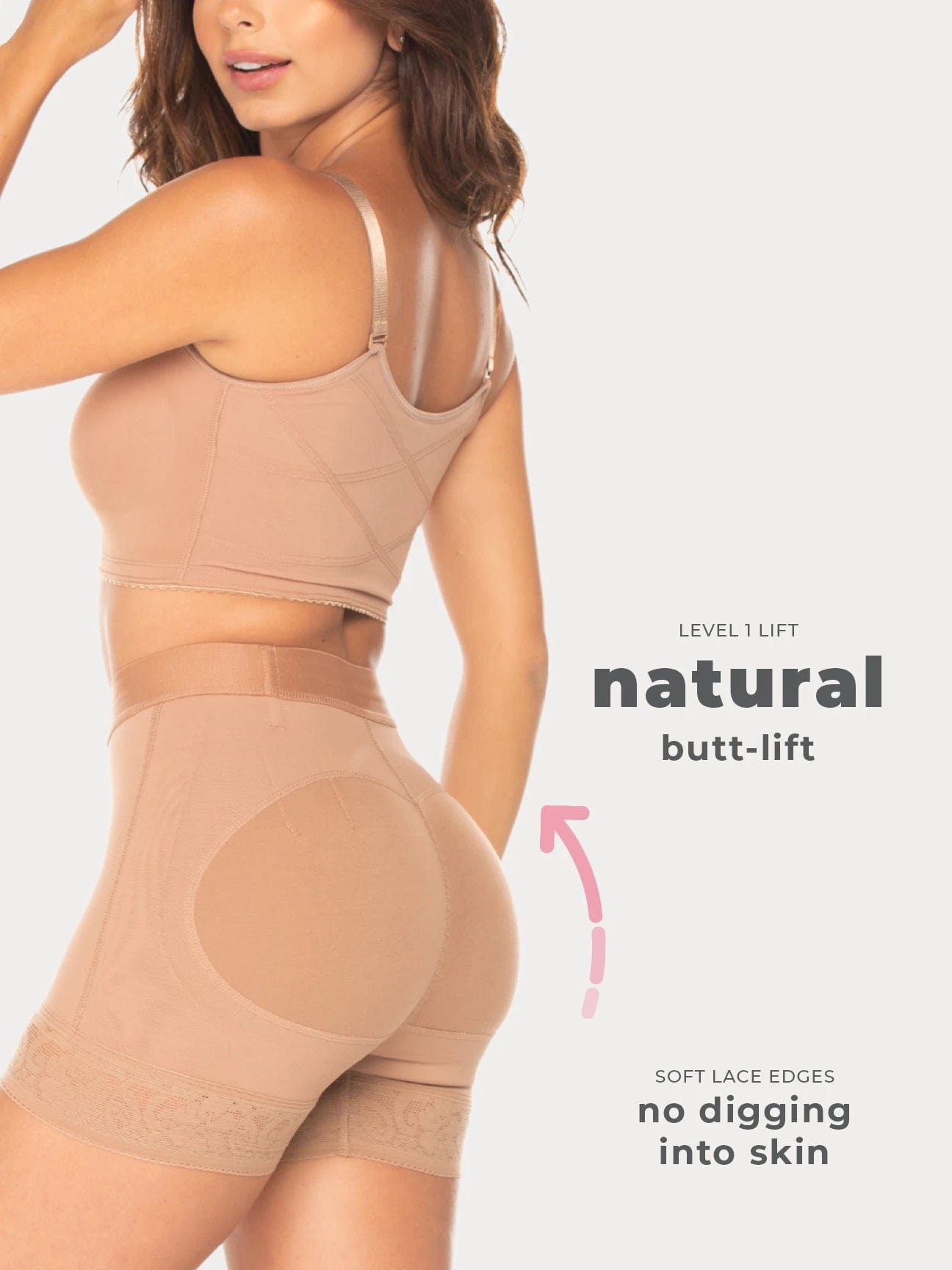 Sculpting Natural Lift Shorts NS001