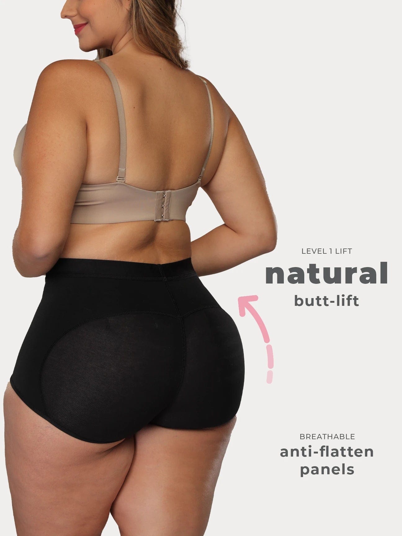 Sculpting Natural Lift Boy Shorts NS169