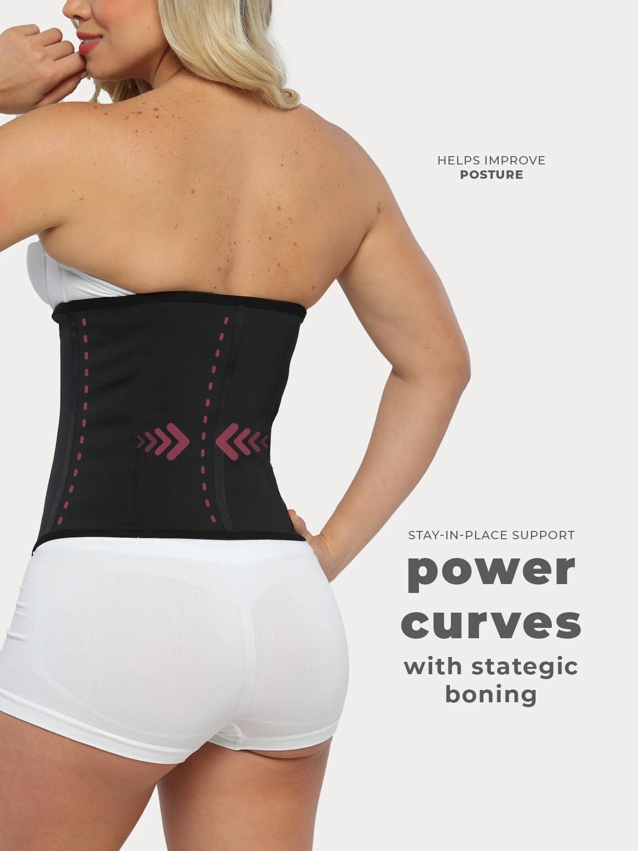 Ultra-Sculpt Latex Waist Trainer with Hooks 1026