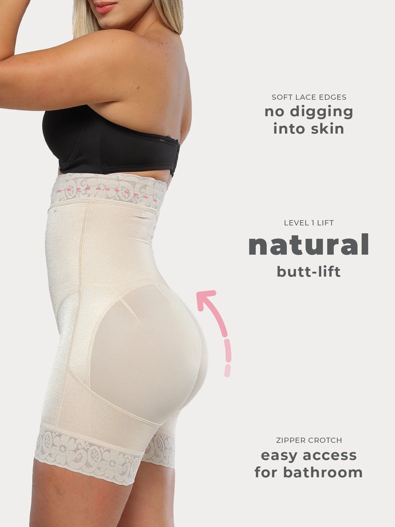 Faja Invisible Short & Abdomen Control Body NS198