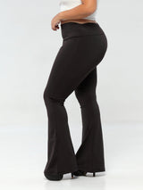 Leggings acampanados de levantamiento de glúteos empoderados con control de barriga 1288