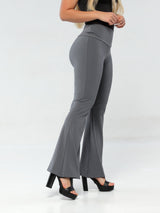 Leggings acampanados de levantamiento de glúteos empoderados con control de barriga 1288