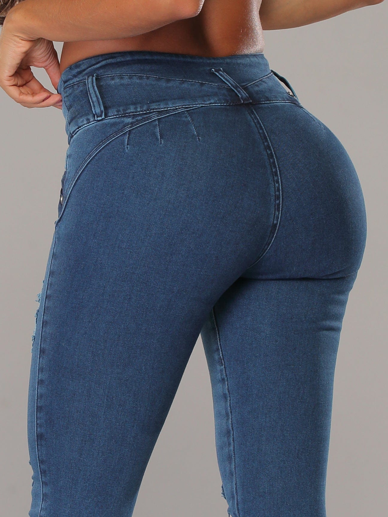 Mickey Butt Lift Skinny Jeans 13611