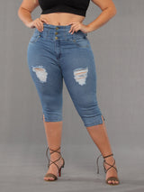 Sugar Butt Lift Jean Capri 14187