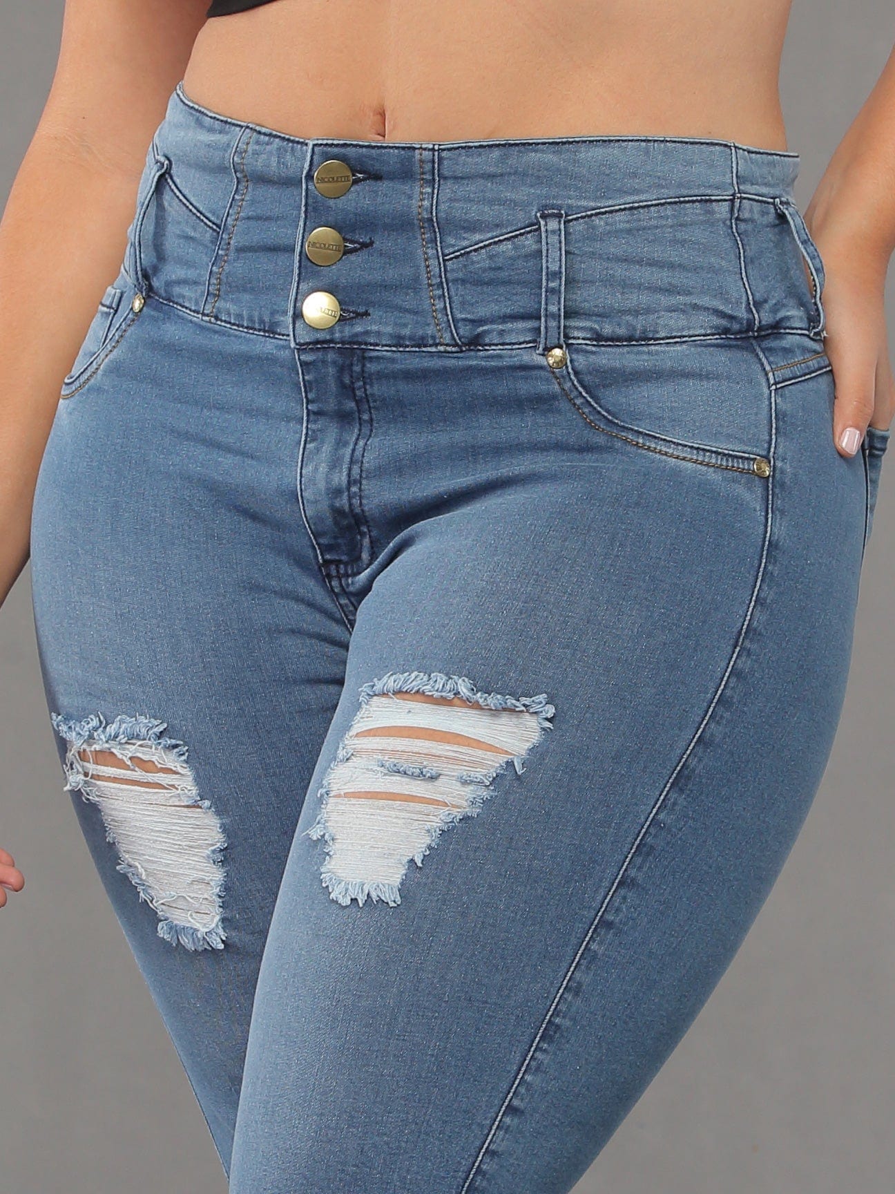 Sugar Butt Lift Jean Capri 14187