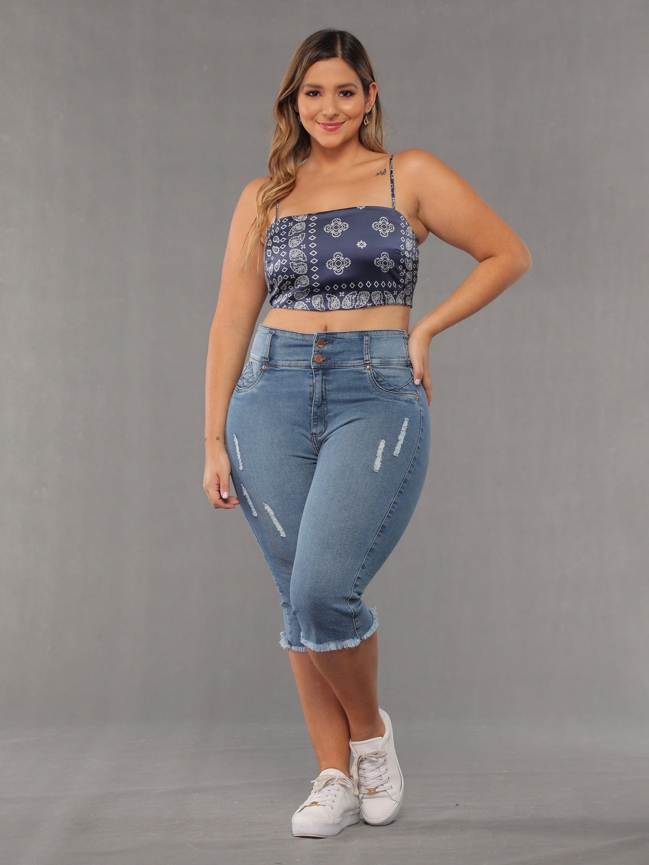 Elaine Butt Lift Jean Capri 14189